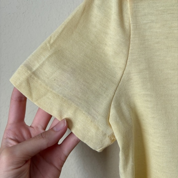 Vintage 70's Retro Ditsy Floral Printed Wide Collar Polo Shirt - Picture 11 of 11